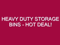 heavy duty storage bins hot deal 1306930