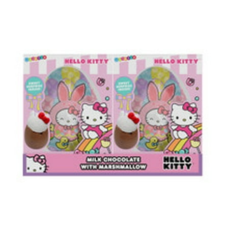 Hello Kitty Jumbo Chocolate Egg With Marshmallow Treat