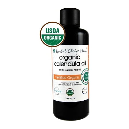Herbal Choice Mari Organic Calendula Oil, 3.4 Oz