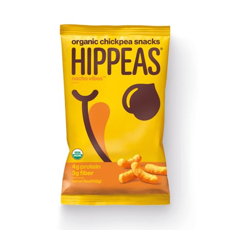 Hippeas Organic, Gluten Free, Vegan, Nacho Cheese Chickpea Puffs, 5 oz.