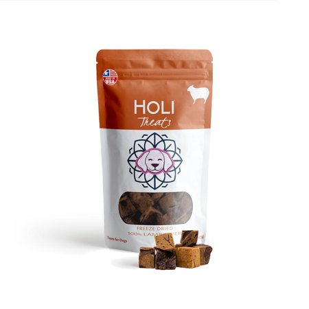 HOLI - Lamb Liver, Freeze Dried, Single Ingredient Dog Treats - Made in USA Only - 100% All Natural