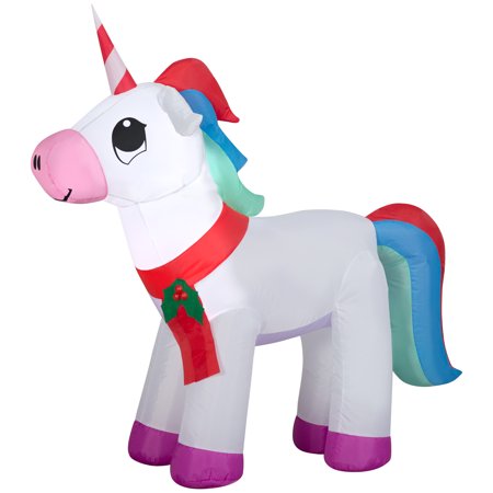 Holiday Time 3.5ft Unicorn Inflatable