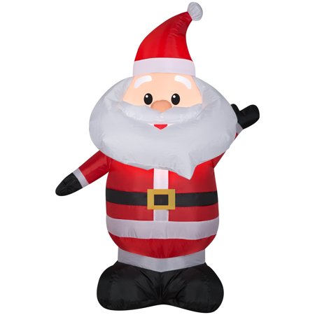 Holiday Time 4 Foot Santa Inflatable