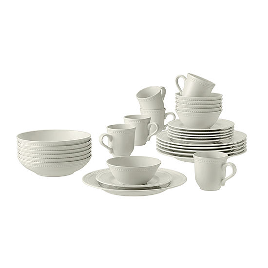 Home Expressions Caroline 30-pc. Stoneware Dinnerware Set on Sale At JCPenney