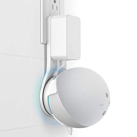 Homemount Echo Dot 4 Generation Wall Mount - All New 4Th Gen Outlet Holder, Space-Saving Accessories Built-In Cable Management Shelf...