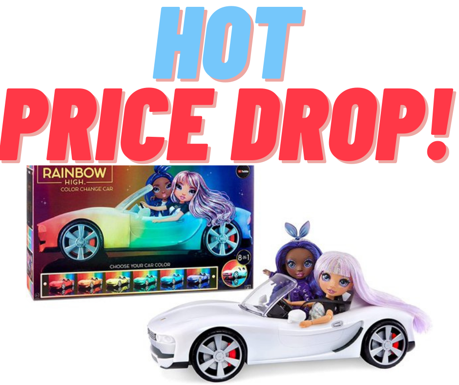 Rainbow High Color Change Car HOT PRICE DROP from Walmart AND Amazon!