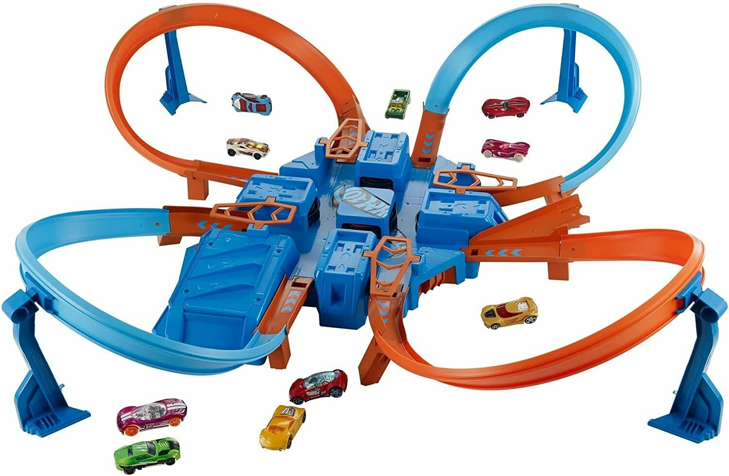 Hot Wheels Criss Cross Crash Track Set Toy Vehicles Accessories Racing - New