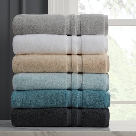 Hotel Style Turkish Cotton Bath Towel Collection, Bath Towel, Granite - 1 Piece