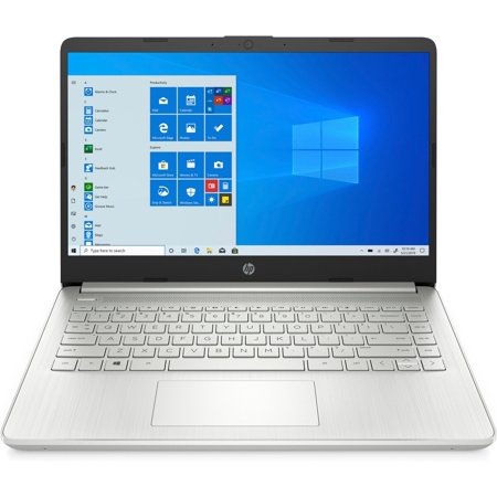 HP 14-fq0057nr Laptop, 14" Touchscreen Display AMD Athlon Silver 3050U2a Processor, 4GB Memory, 64GB eMMC Storage; WiFi 5 + Bluetooth 5.0; - BONUS 1-Year of Office365 Personal
