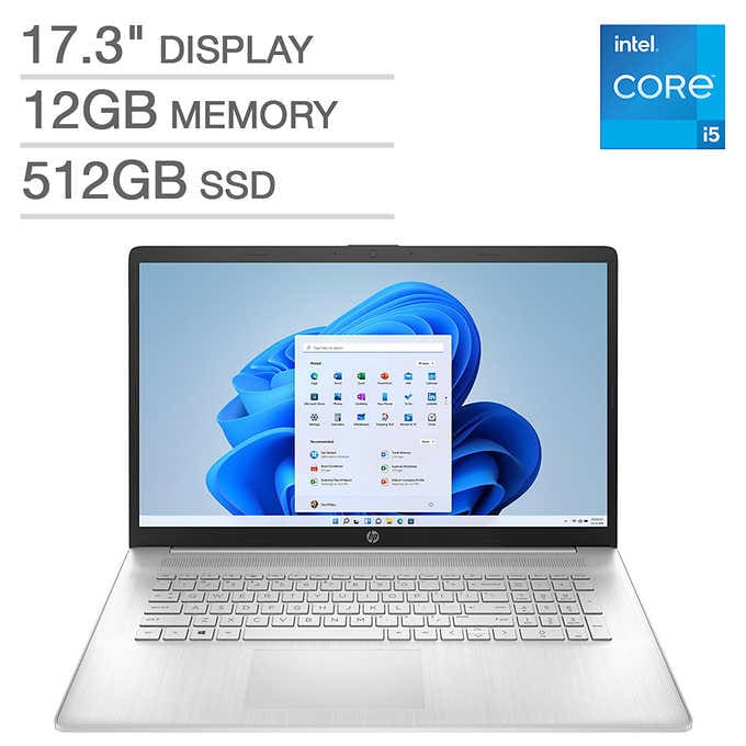 HP 17.3" Laptop - 11th Intel Core i5 -1155G7 - 1080p - Windows 11 on Sale At Costco