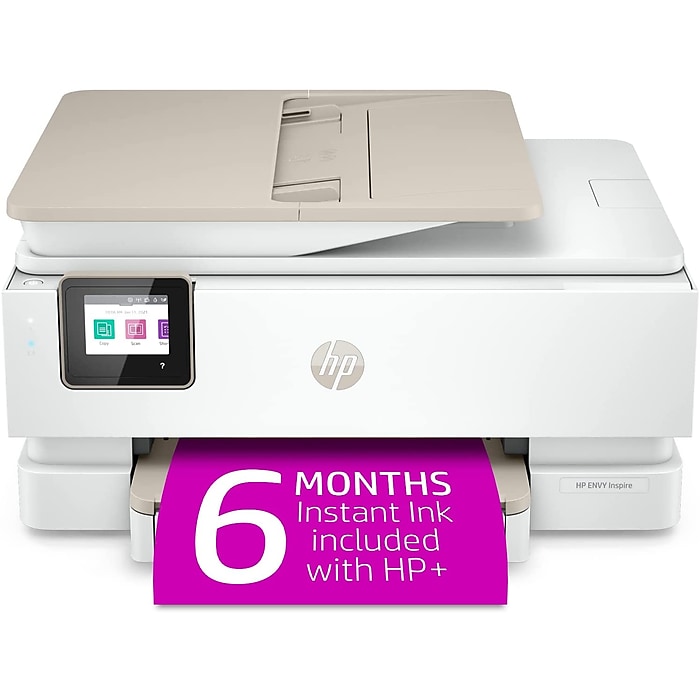 HP ENVY Inspire 7955e Wireless Color All-in-One Inkjet Printer with bonus 6 months Instant Ink with HP+ (1W2Y8A)