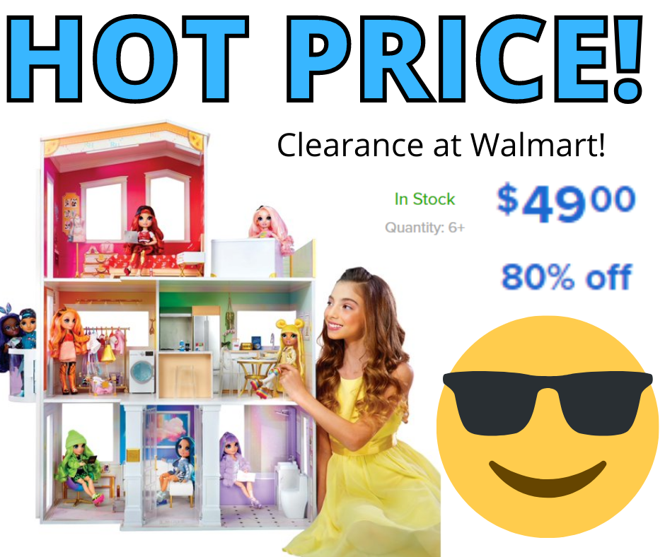 Rainbow High 3-Story Doll House HOT CLEARANCE at Walmart!