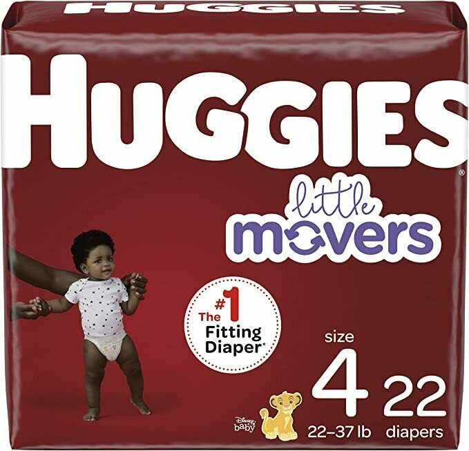 Huggies Little Movers Size 4 Baby Diaper, Jumbo pack - 88/cs