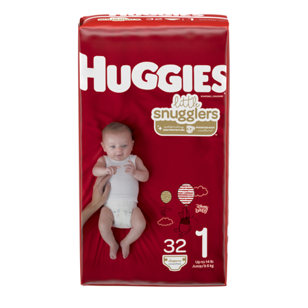 Huggies Little Snugglers Diapers Jumbo Pack, size 1