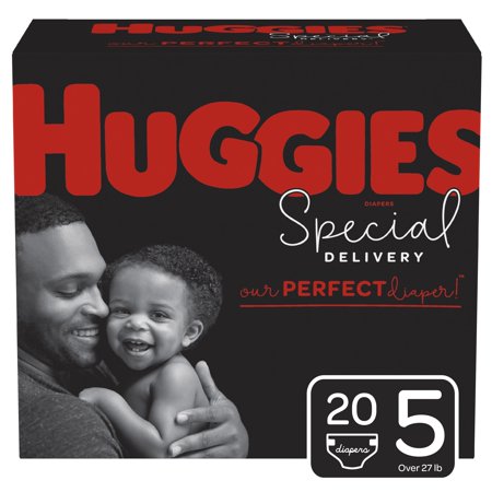 Huggies Special Delivery Hypoallergenic Baby Diapers, Size 5, 20 Ct, Jumbo Pack