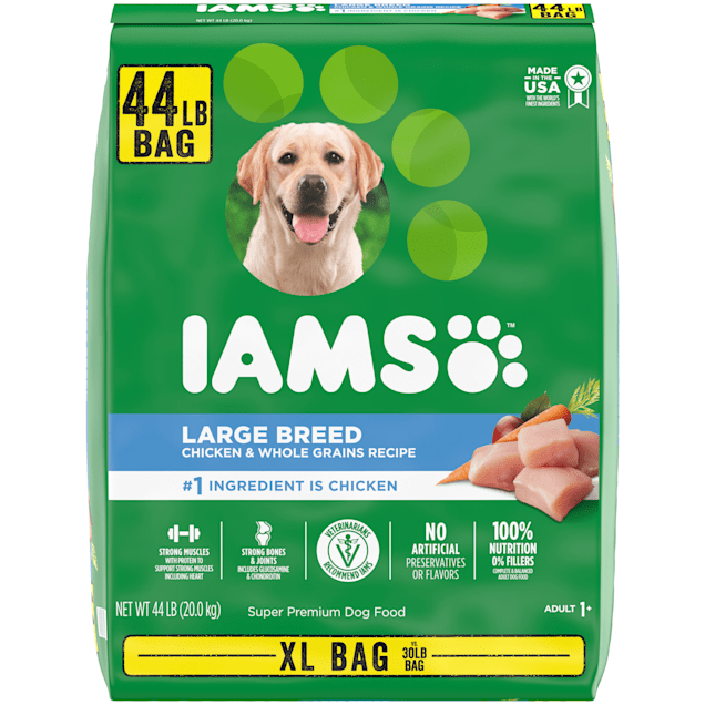 Iams Proactive Health with Chicken & Whole Grain Recipe Large Breed Dry Dog Food, 44 lbs. on Sale At PETCO