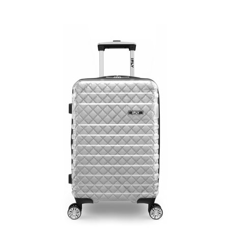 iFLY - Spectre Versus Clear Silver Hardside Lugagge 20 Inch Carry-on