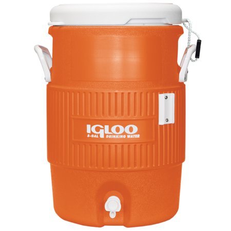 Igloo 5-Gallon Heavy-Duty Beverage Cooler - Orange