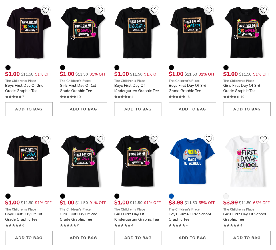 UP TO 91% OFF KIDS CLOTHING At CHILDRENS PLACE Image (16)