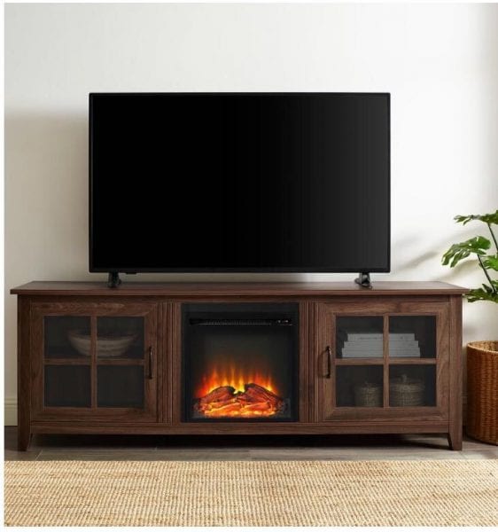TV Stand with Electric Fireplace Price Drop!