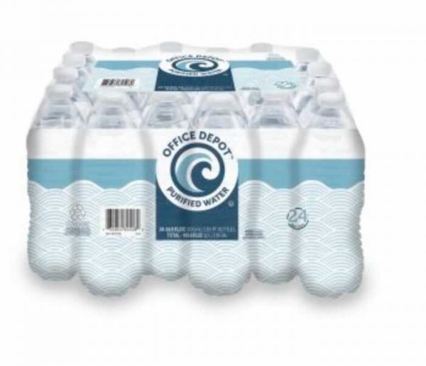 Purified Water 24 Pack Just $1.99 at Office Depot!!!