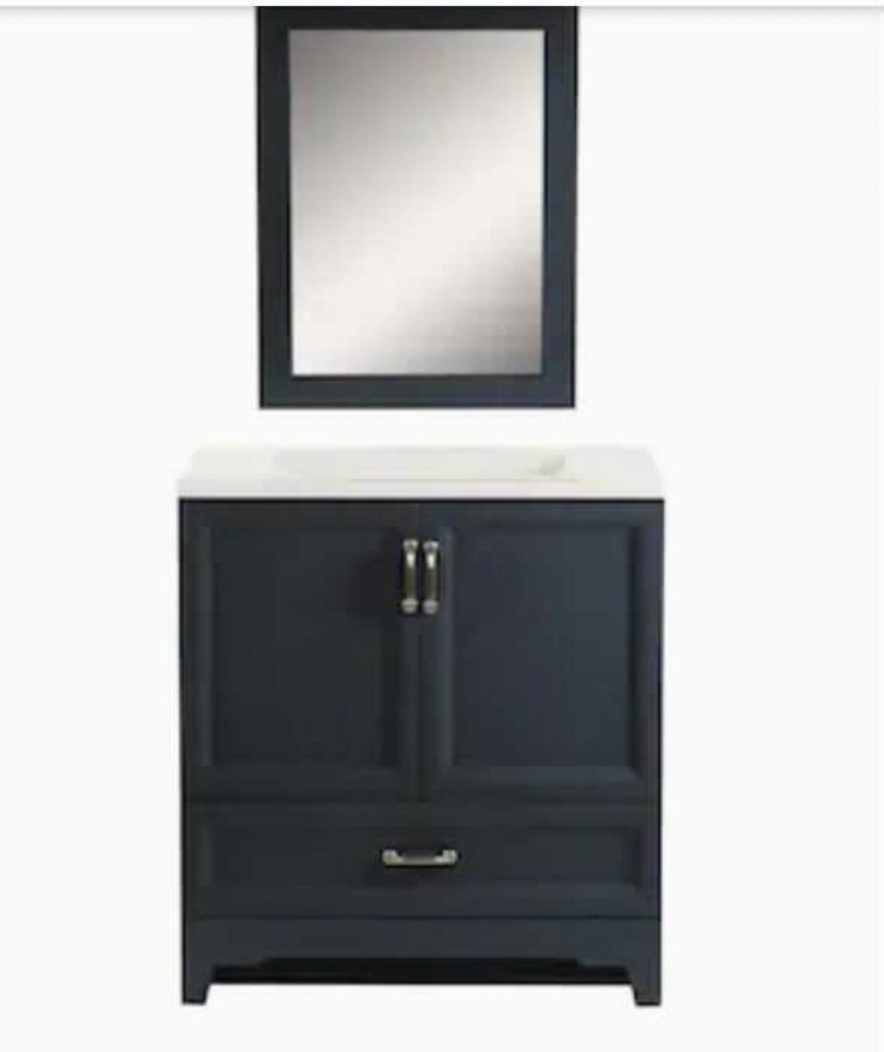 Bathroom Vanity With Mirror Only $25!!!! (Was $259) at Lowes - Glitchndealz