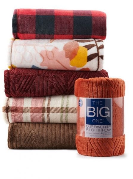The Big One Oversized Plush Throw Blankets Black Friday Special at Kohl’s