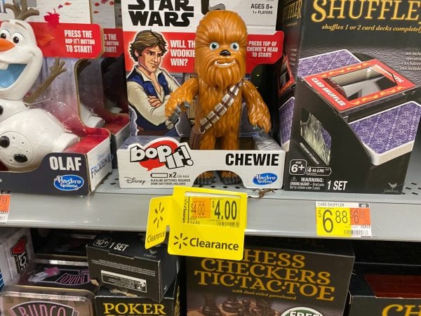 Star Wars Chewie Bop it! Game HOT Clearance Deal