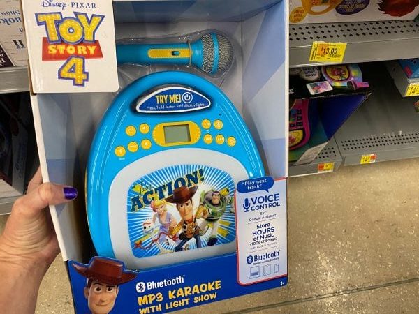 Disney Toy Story 4 Bluetooth MP3 Karaoke only $13 REG 49.97!