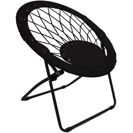Impact Bungee Chair, Portable Folding Chair, Web, Black