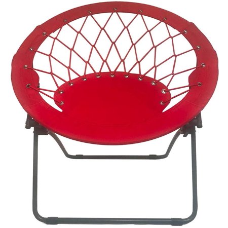 Impact Canopy Bungee Chair, Portable Folding Chair, Web, Red
