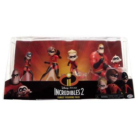 Incredibles 2 family 5 piece family figure set