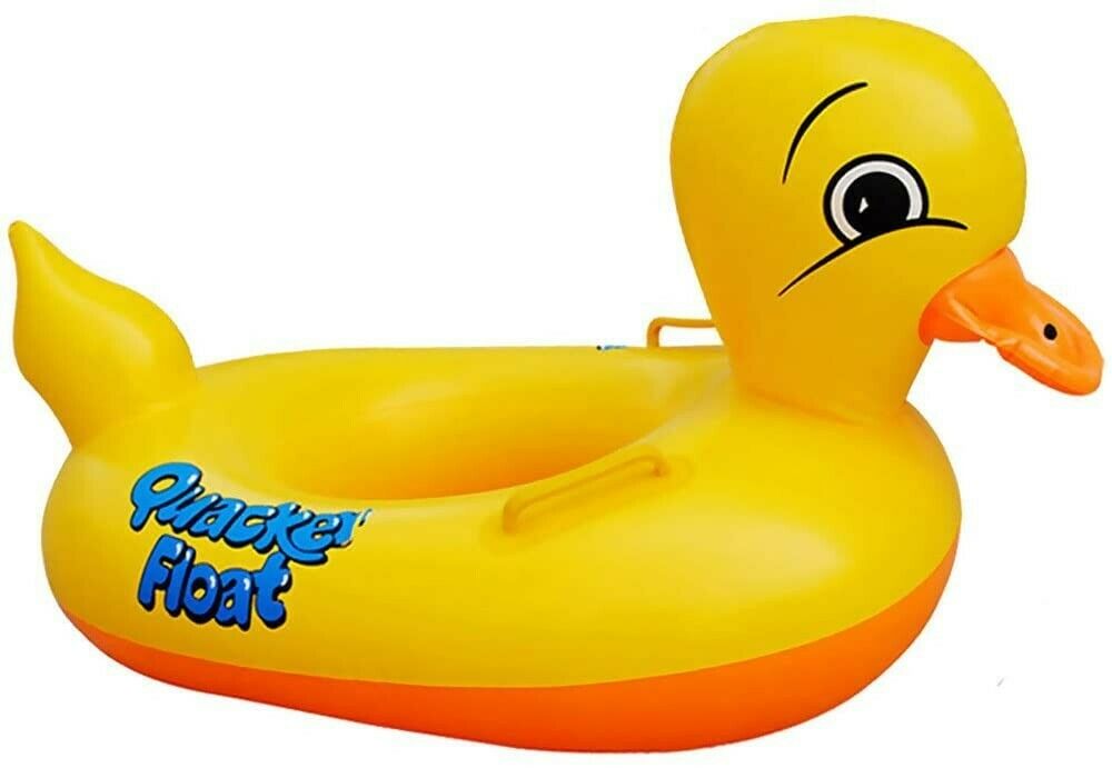 Inflatable Rubber Duck Pool Float for Kids/baby, Swimming Pool Floats Boat Seats