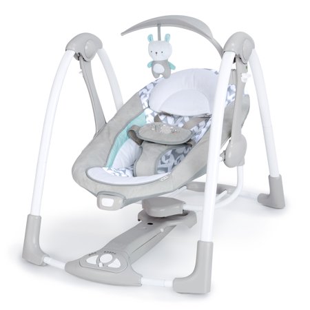 Ingenuity 2-in-1 Portable Battery-Powered Baby Swing & Infant Seat with Vibrations - Raylan (Unisex)