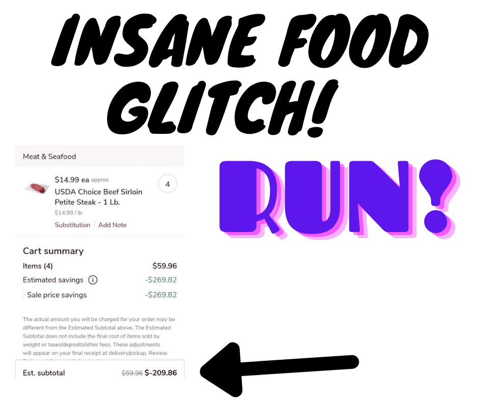insane food glitch