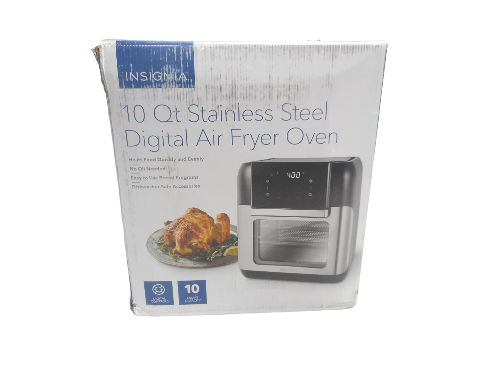 Insignia- 10 Qt. Digital Air Fryer Oven - Stainless Steel ON SALE AT BEST BUY!