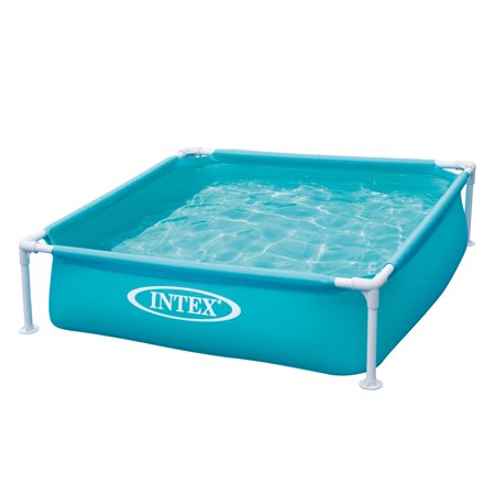 Intex 57173EP 4ft x 12in Mini Frame Kiddie Beginner Frame Swimming Pool, Blue