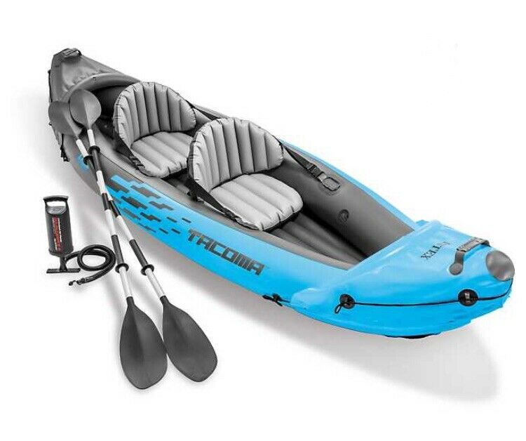 INTEX HD Inflatable Sport Series Tacoma K2 Kayak Lake River 10’ 3” 2 Person