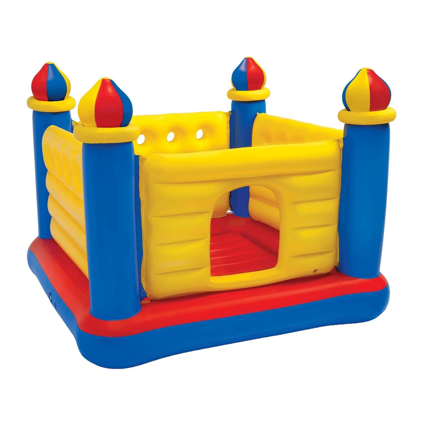 Intex Inflatable Colorful Jump-O-Lene Castle Ball Pit and Bounce House, Ages 3-6