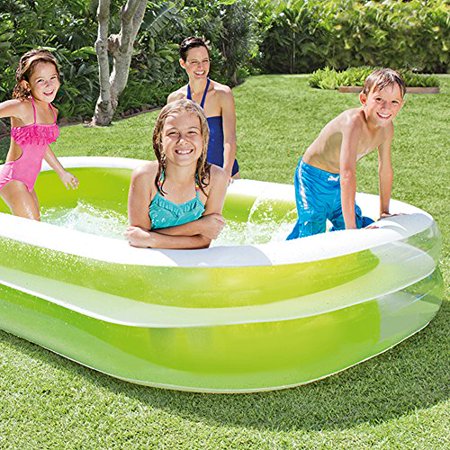 Intex Inflatable Swim Center Family Lounge Pool, 103" x 69" x 22"