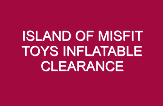 island of misfit toys inflatable clearance 1308615