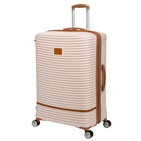 it luggage Replicating 31" Hardside Expandable Checked Spinner Luggage, Cream