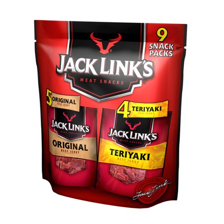 Jack Link's Beef Jerky, Variety Pack, 1.25oz, 9 CT