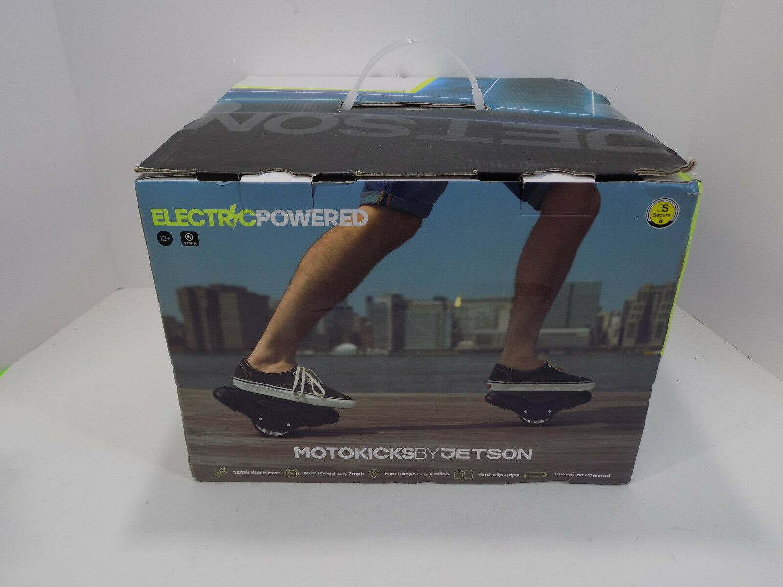 Jetson Motokicks 250W Electric Powered Hover Shoes, Black JMOTO-BLK *NEW SEALED*