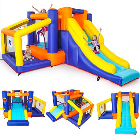Jiekair Inflatable Bounce House, Inflatable Slide Bouncers, Jumper House