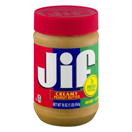 Jif 16 Oz Creamy Peanut Butter