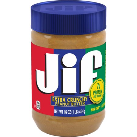 Jif Extra Crunchy Peanut Butter, 16-Ounce Jar