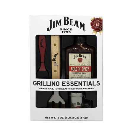 Jim Beam Deluxe BBQ Set, 18 Oz