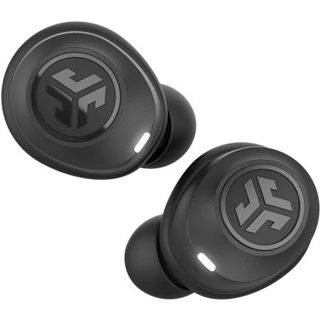 JLab JBuds Air True Wireless Signature Bluetooth Earbuds with Charging Case - Black - Refurbished