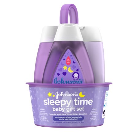 Johnson's Sleepy Time Relaxing Baby Bedtime Gift Set, 4 items